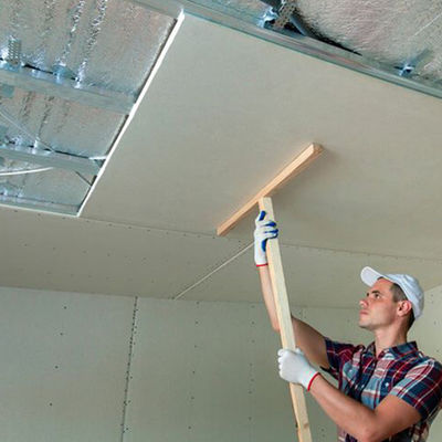 ราคาดี 4x8 12mm Gypsum Board, ดรายวอลล์ Tapered Edge Plaster Board For Ceiling ออนไลน์