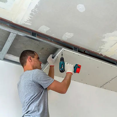 ราคาดี แผ่นยิปซัมเสริมแรง 12.5 มม., 2440 X 1220 พลาสเตอร์บอร์ดสำหรับเพดาน ออนไลน์