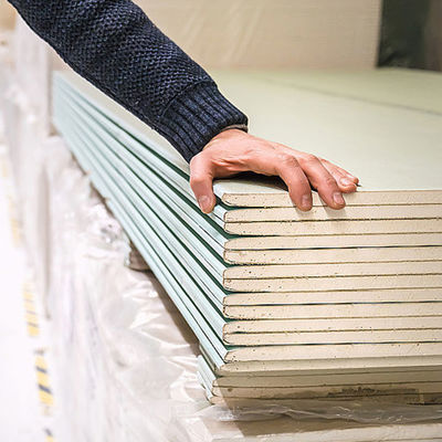 ราคาดี แผ่นยิปซัมกระดาษขอบเรียว 12.5 มม. สำหรับระบบฝ้าเพดานอาคาร ออนไลน์