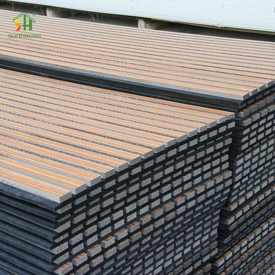 ราคาดี 4x8ft E0 Grade Acoustic Slat Wall Panel MDF ไม้สล็อตผนังตกแต่ง ออนไลน์