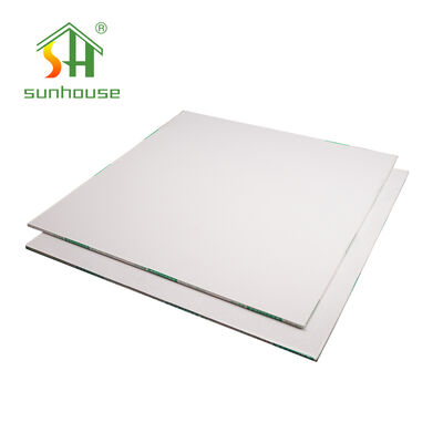 ราคาดี 595x595mm PVC Gysum Ceiling Board 8mm พีวีซี แผ่นเพดานปลอมสําหรับตกแต่งเพดานภายใน ออนไลน์